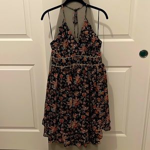 New Express halter style mini dress